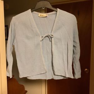 Cottagecore Baby blue vintage cardigan